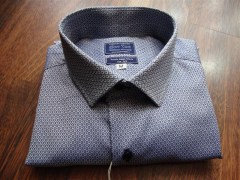 camicia twill 100% cotone 80/2 doppio ritorto,disegno micro rombi